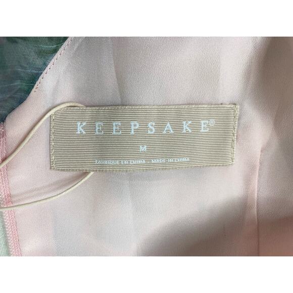 KEEPSAKE Sweet Love Chiffon Ruffle Asymmetrical Midi Dress US MEDIUM NWT - Picture 14 of 16